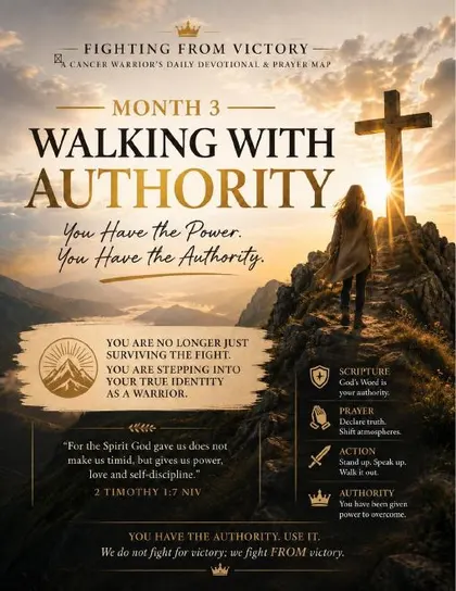 Walking With Authority — Monthly Workbook